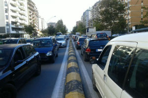 traffico in tilt palermo