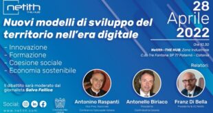 Catania. Netith conferenza su “nuovi modelli di sviluppo del territorio nell’era digitale”